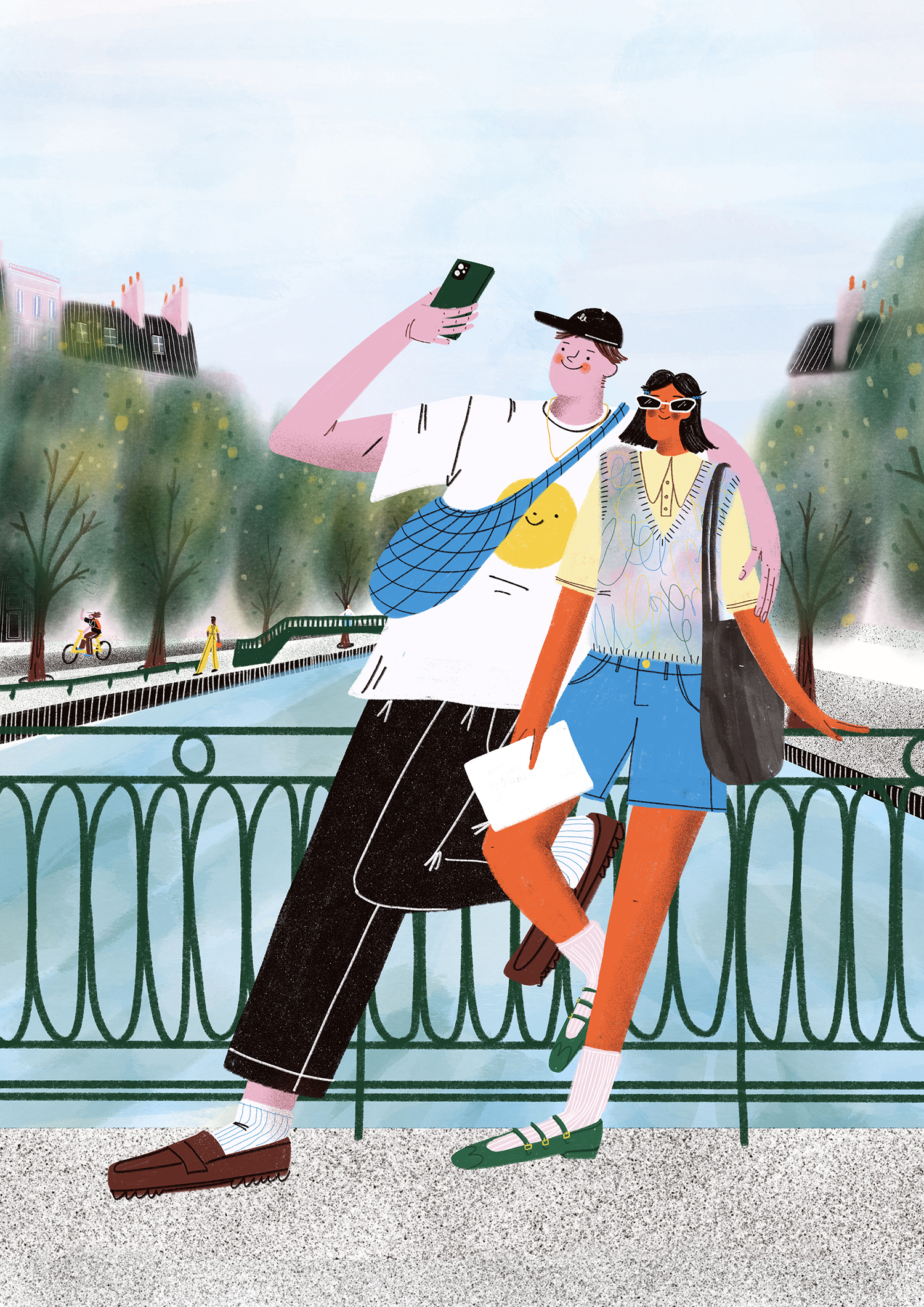 nouvelle image | Selfie sur le canal Saint-Martin | 